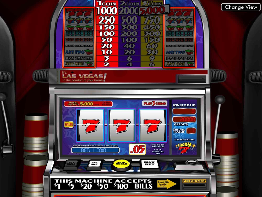 BetSoft Lucky7 Screenshot