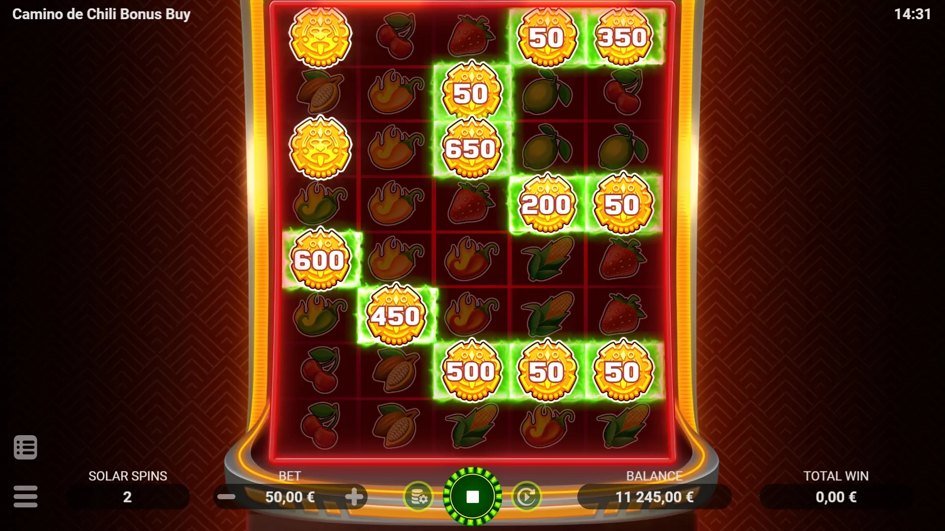 EVO Camino De Chili Bonus Buy Screenshot