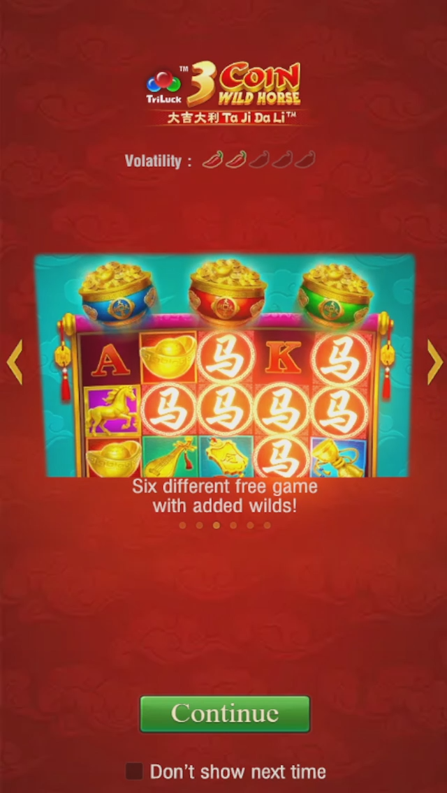 JILI 3 Coin Wild Horse Screenshot