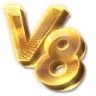 V8 Poker Logo at Whyzczy